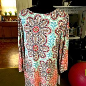 London Style Collection Paisley Dress size 16 NWT